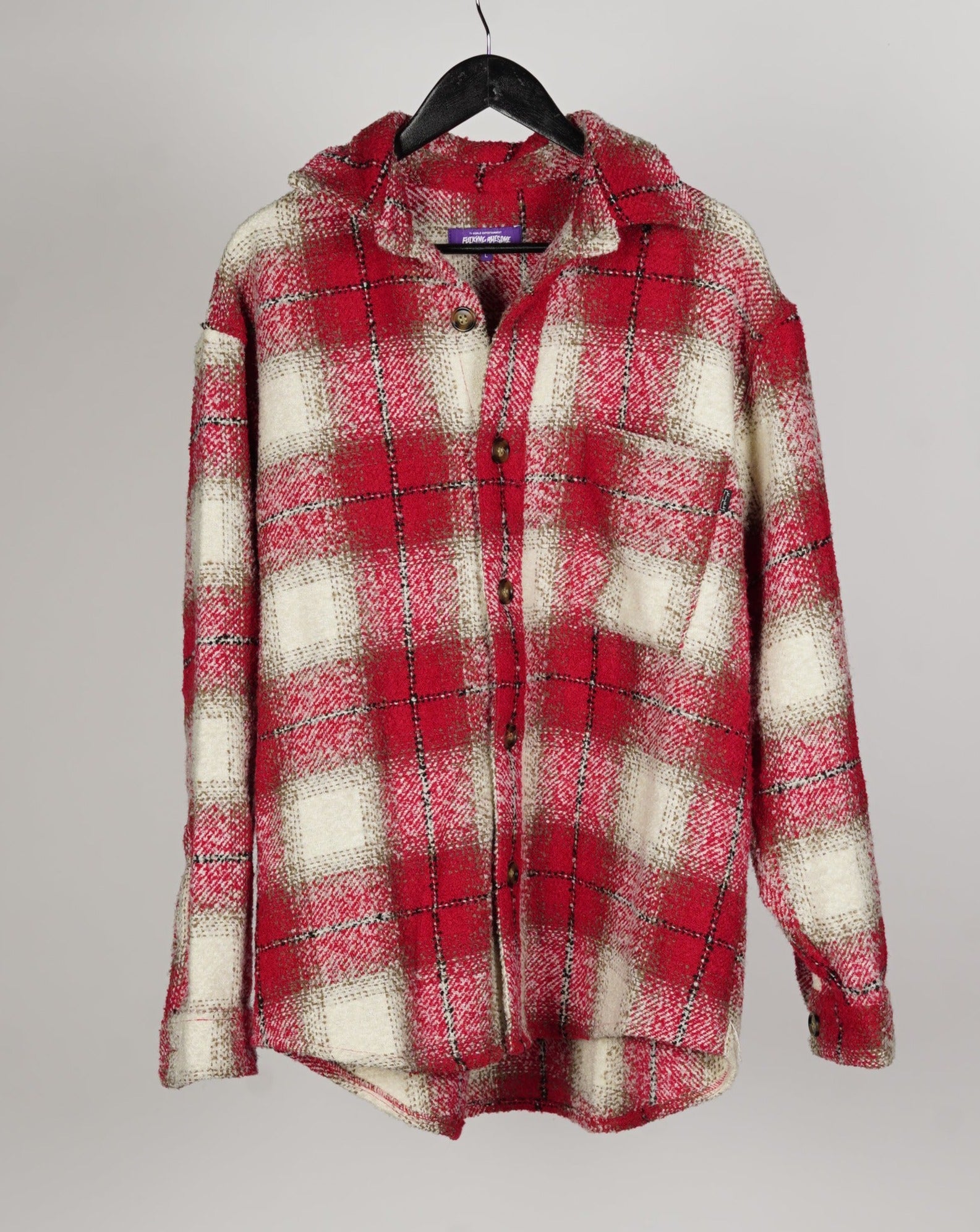 Fucking Awesome Heavy Flannel Overshirt - Large